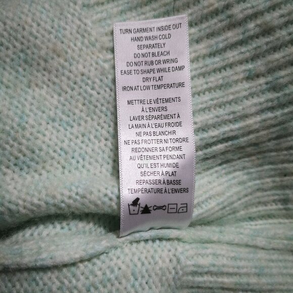 Ricki's Ladies Size Medium Mock Neck Fair Isle Straight Fit Sweater - Picture 5 of 9